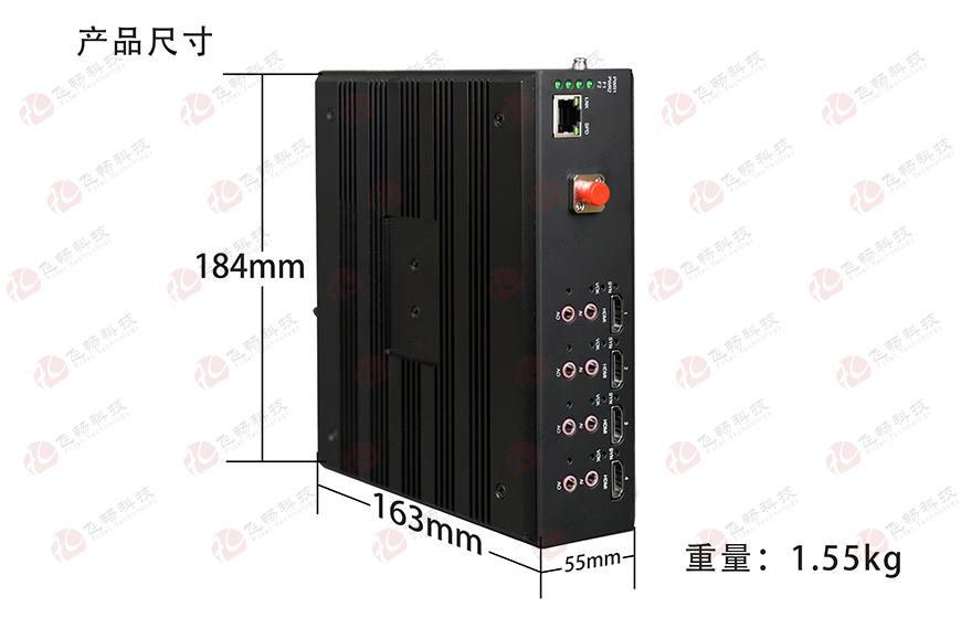 飛暢科技-(2路雙向2K hdmi) 或(3路正向+1路反向2K hdmi) +1路千兆以太網(wǎng)+1路USB光端機